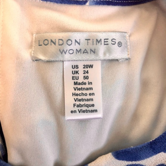 Plus Size London Times Cold Shoulder Dress - Picture 8 of 10